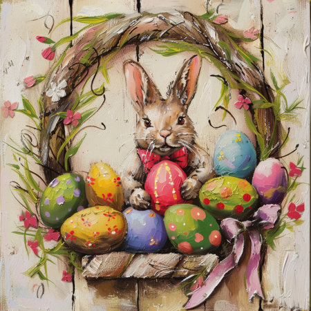 easter holiday backgroundの素材