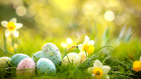 easter holiday backgroundの素材