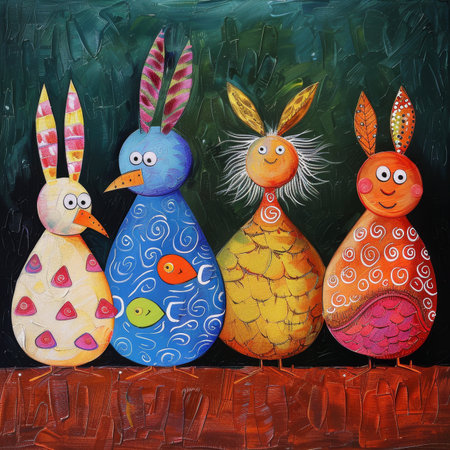easter holiday backgroundの素材