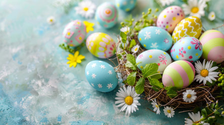easter holiday backgroundの素材