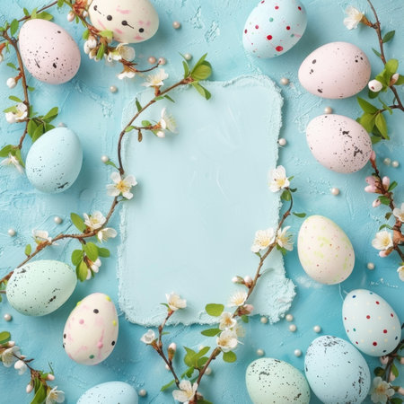 easter holiday backgroundの素材