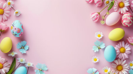 easter holiday backgroundの素材
