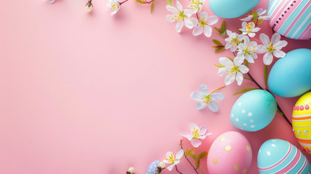 easter holiday backgroundの素材