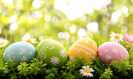 easter holiday backgroundの素材