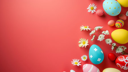 easter holiday backgroundの素材
