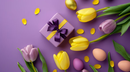 easter holiday backgroundの素材