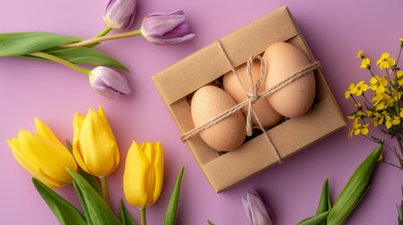 easter holiday backgroundの素材