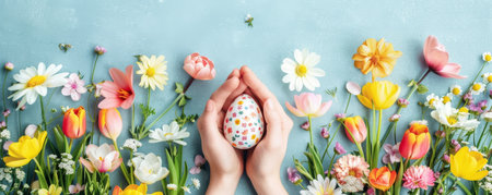 easter holiday backgroundの素材