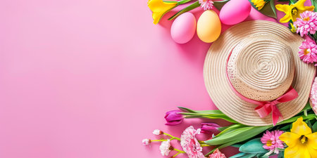 easter holiday backgroundの素材