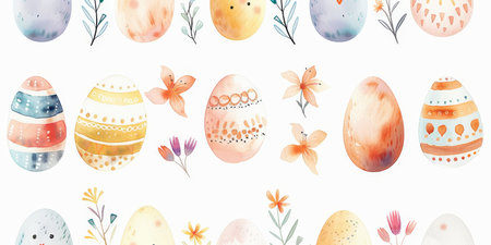 easter holiday backgroundの素材