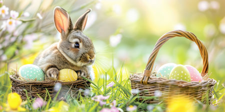 easter holiday backgroundの素材