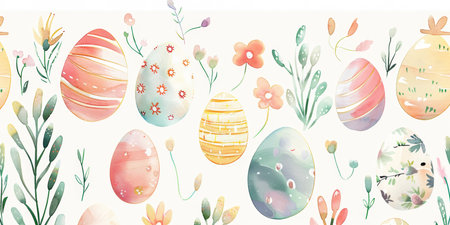 easter holiday backgroundの素材