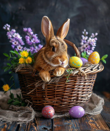 easter holiday backgroundの素材