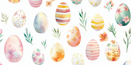 easter holiday backgroundの素材
