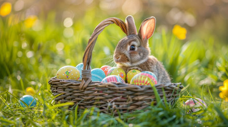 easter holiday backgroundの素材