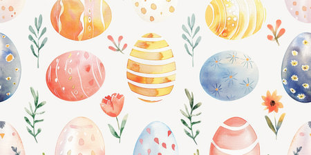 easter holiday backgroundの素材