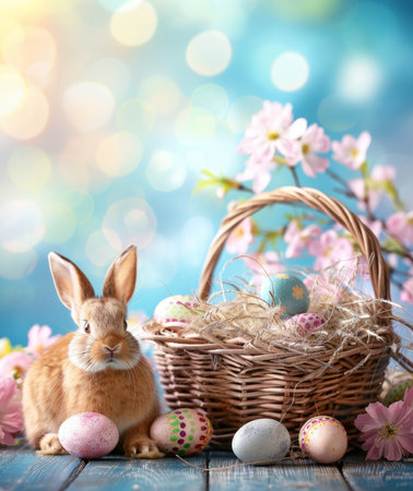 easter holiday backgroundの素材