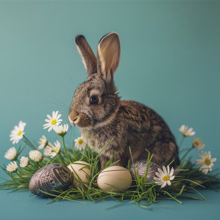 easter holiday backgroundの素材