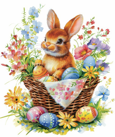 easter holiday backgroundの素材