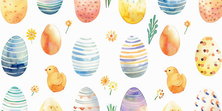 easter holiday backgroundの素材