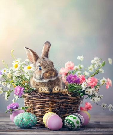 easter holiday backgroundの素材