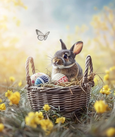 easter holiday backgroundの素材