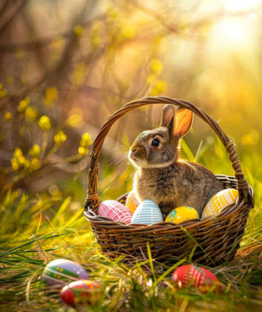 easter holiday backgroundの素材