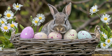 easter holiday backgroundの素材