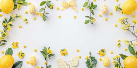 easter holiday backgroundの素材