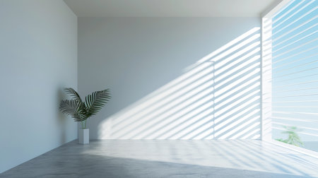 empty room light window old house, tone pastelの素材