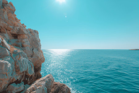 summer sea backgroundの素材