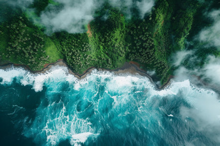 summer sea backgroundの素材