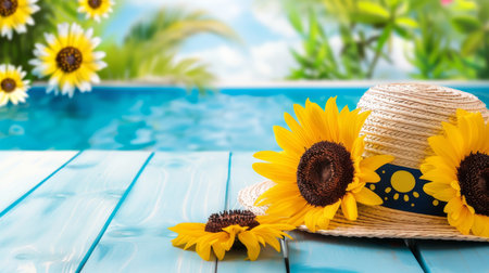 summer sea backgroundの素材