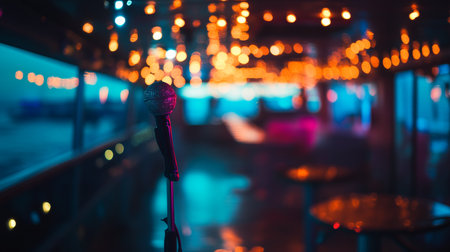 Sleek black red hair dryer with shiny finish, ergonomic handle, modern design, ideal for professional hairstyling.の素材