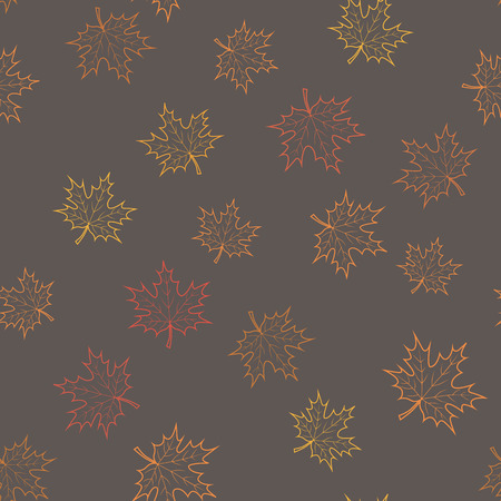 background autumn maple leaf in warm colorsのイラスト素材