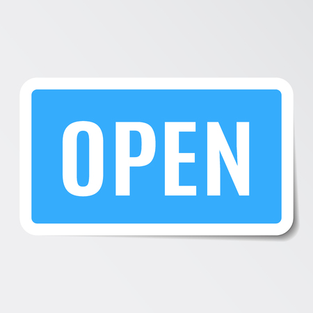 blue sticker. Can use for storeのイラスト素材