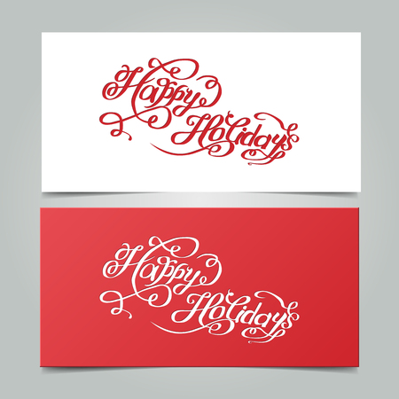 greeting cards with inspiration in two color style.のイラスト素材