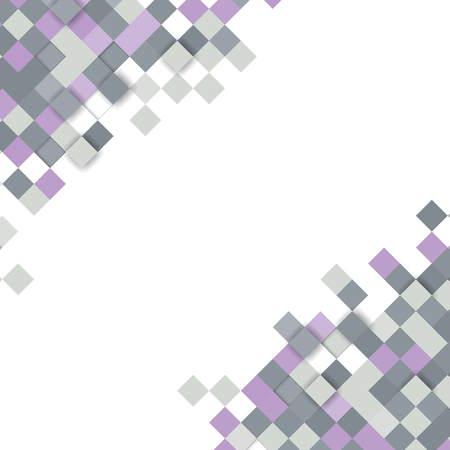 Vector background. Illustration of abstract texture with squares. Pattern design for banner, poster, card, postcard, cover, brochure.のイラスト素材