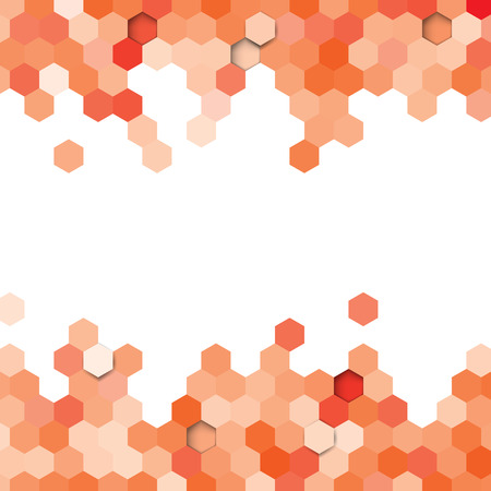 Vector background. Illustration of abstract texture with hexagons. Pattern design for banner, poster, card, postcard, coverのイラスト素材