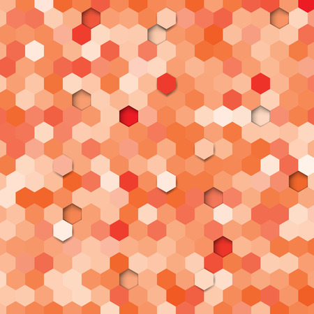 Vector background. Illustration of abstract texture with hexagons. Pattern design for banner, poster, card, postcard, coverのイラスト素材