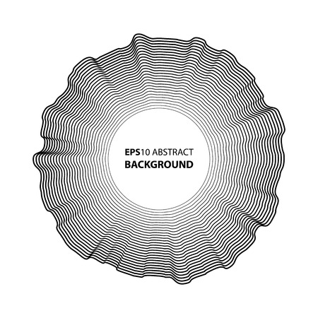 Minimalistic abstract background Eps 10 vector illustration for album music cover. Design element of many random circle with noise.のイラスト素材