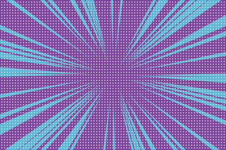 Old comic blue purpele background with halftone gradient in pop art retro style.のイラスト素材