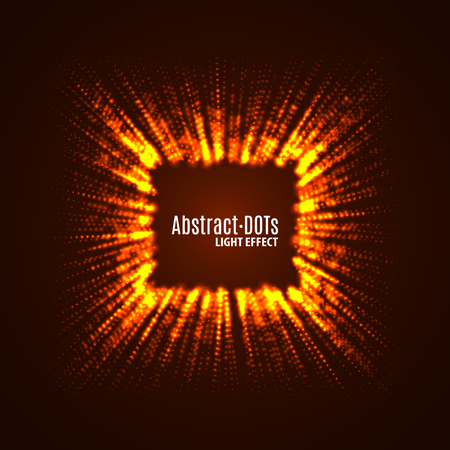 Minimalistic abstract lighten dots background vector illustration for album music or other cover. Design element of dots with same random and noise.のイラスト素材