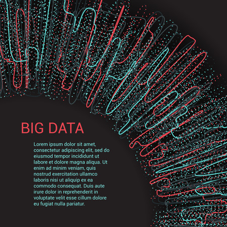 Vector Illustration of Big Dataのイラスト素材
