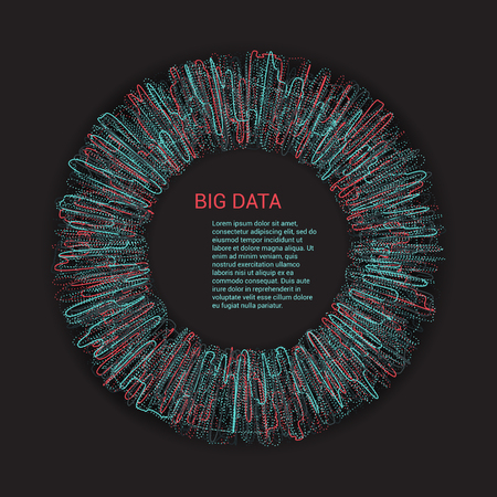 Vector Illustration of Big Dataのイラスト素材