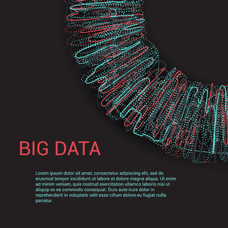 Vector Illustration of Big Dataの写真素材