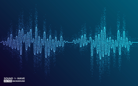 Vector equalizer background. Vector illustration.のイラスト素材