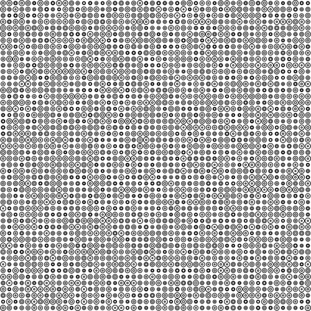 Vector seamless circles pattern illustration. Decorative backdrop for wall or cover of anything.のイラスト素材