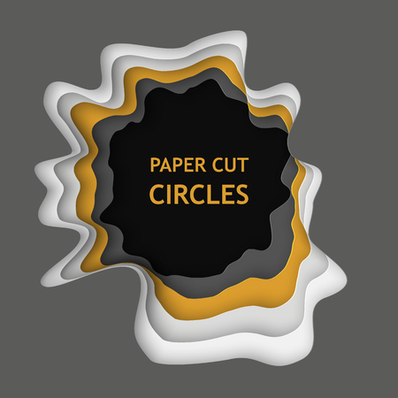 Paper cut backgroundの写真素材