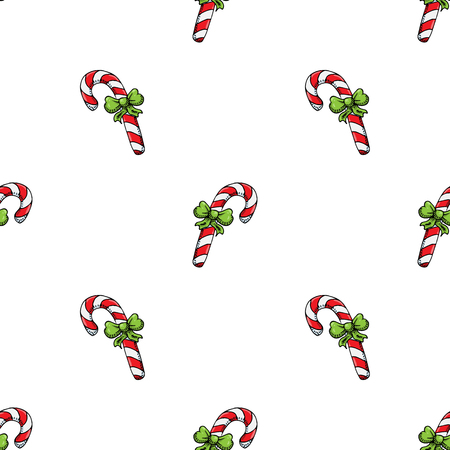Hand drawn Christmas patternの写真素材